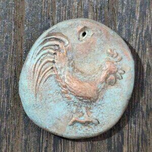 Ancient Chinese Qing Dynasty Old Jasper Stone Dragon Carved Amulet Rare Wearable
